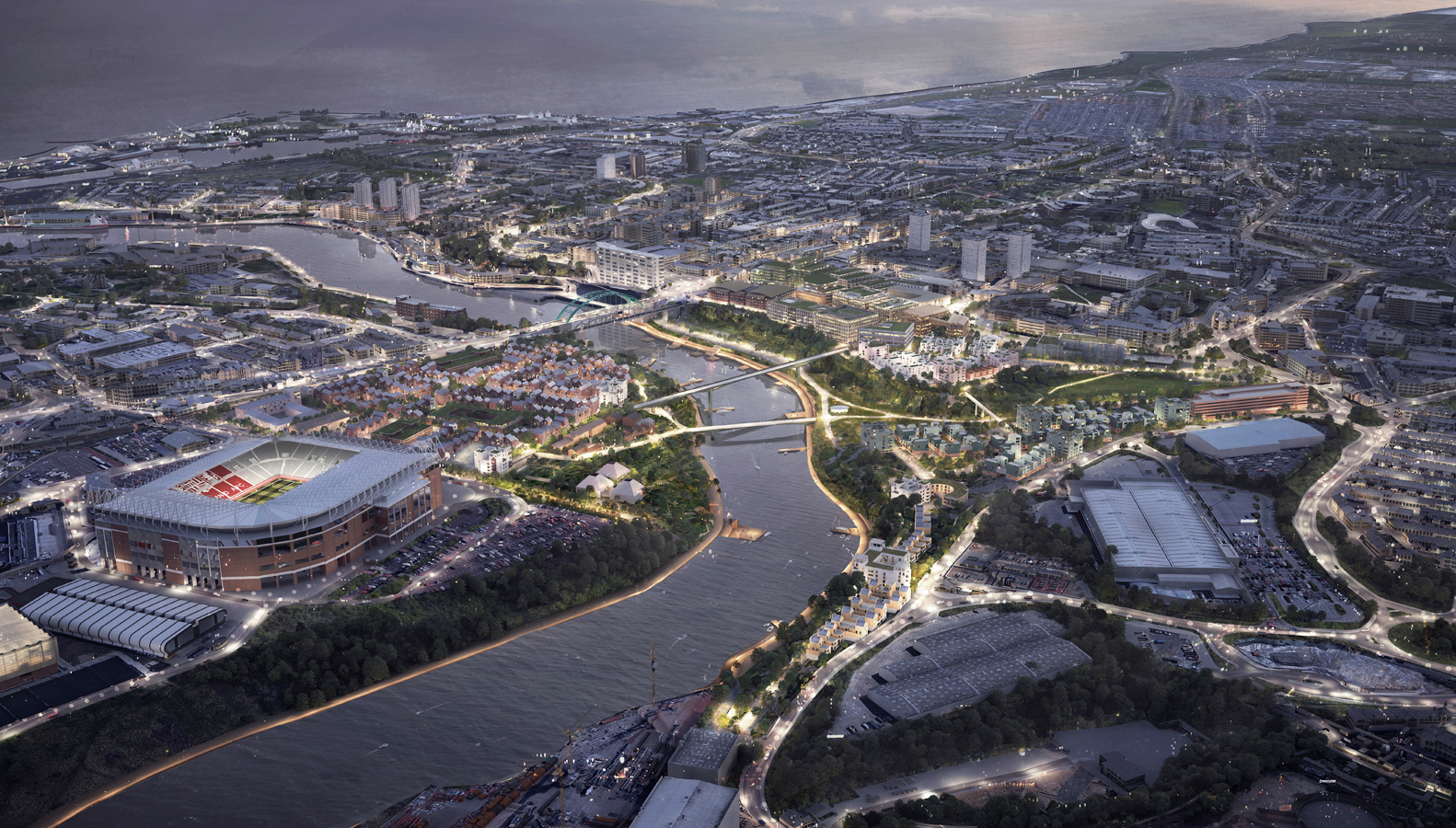Riverside Sunderland wins 2023 National Urban Design Masterplanning Award 