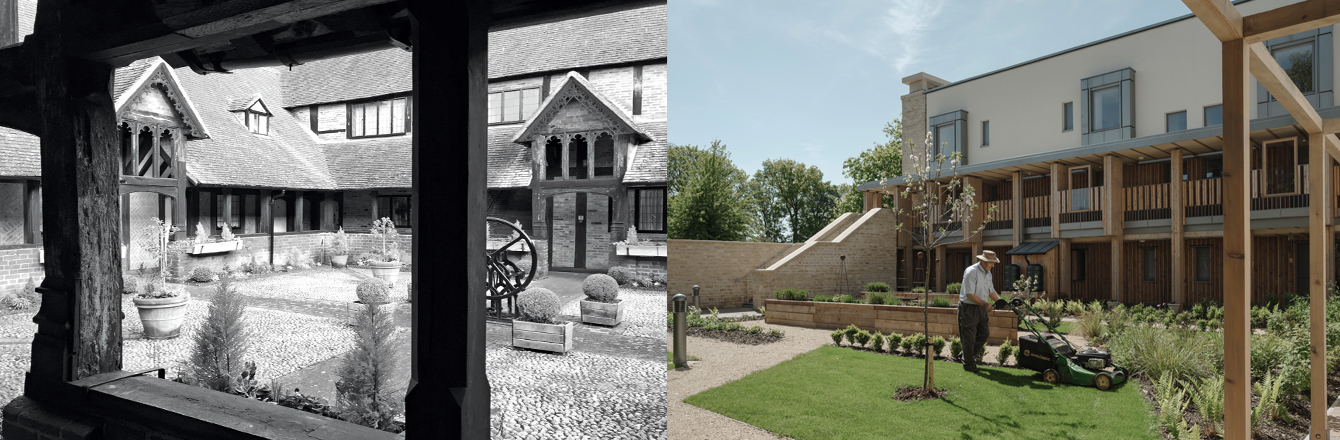 Ewelme Almshouses, Oxfordshire and Steepleton Tetbury