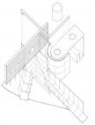Exploded axonometric drawing
