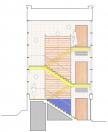 Section through principal staircase