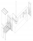 Axonometric of the house components