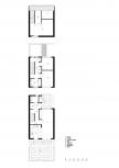 Plan of typical three storey house