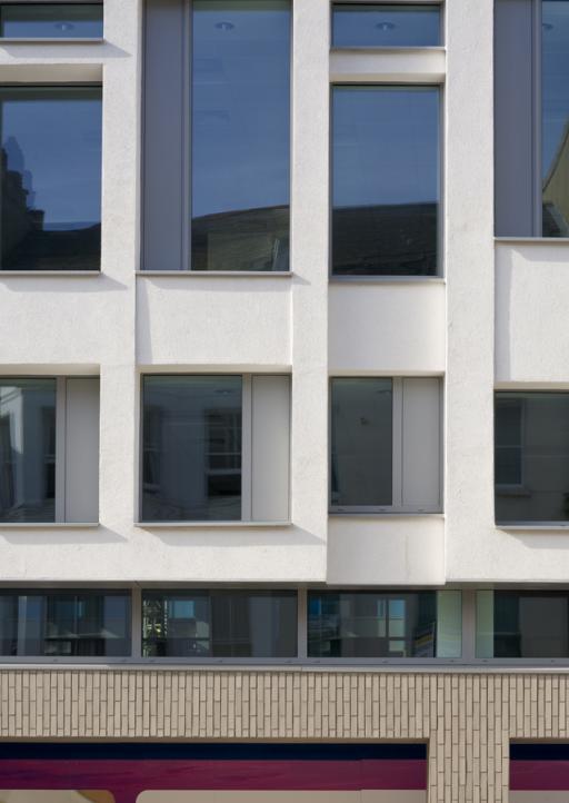 Lacuna Place facade treatment