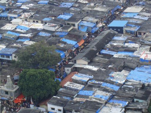 Existing slums in Mumbai