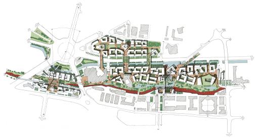 Masterplan concept sketch 